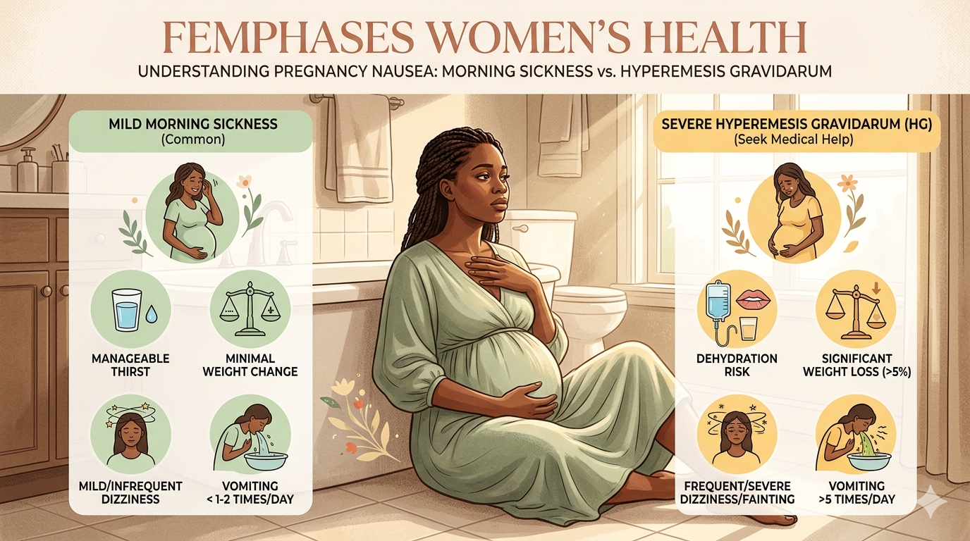 Hyperemesis Gravidarum vs Morning Sickness: Signs to Watch